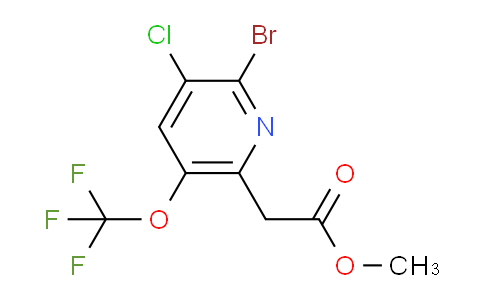 AM39103 | 1803975-65-6 | Methyl 2-bromo-3-chloro-5-(trifluoromethoxy)pyridine-6-acetate
