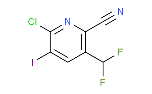 AM39104 | 1805049-59-5 | 2-Chloro-6-cyano-5-(difluoromethyl)-3-iodopyridine