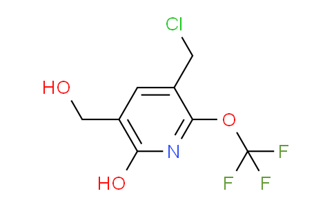 3-(Chloromethyl)-6-hydroxy-2-(trifluoromethoxy)pyridine-5-methanol