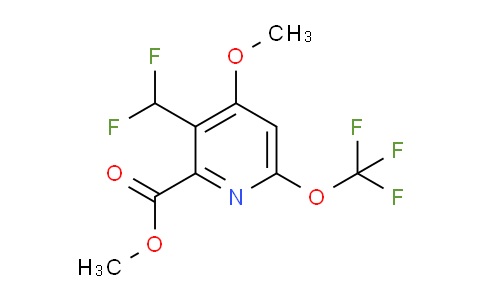 Methyl 3-(difluoromethyl)-4-methoxy-6-(trifluoromethoxy)pyridine-2-carboxylate