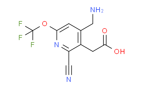 4-(Aminomethyl)-2-cyano-6-(trifluoromethoxy)pyridine-3-acetic acid