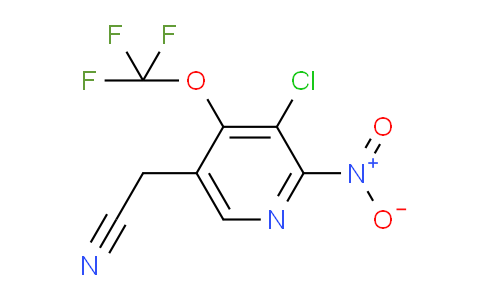 AM39123 | 1803922-70-4 | 3-Chloro-2-nitro-4-(trifluoromethoxy)pyridine-5-acetonitrile