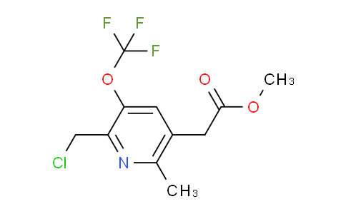 AM39128 | 1361876-70-1 | Methyl 2-(chloromethyl)-6-methyl-3-(trifluoromethoxy)pyridine-5-acetate