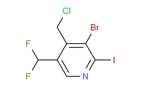 AM39134 | 1805242-43-6 | 3-Bromo-4-(chloromethyl)-5-(difluoromethyl)-2-iodopyridine