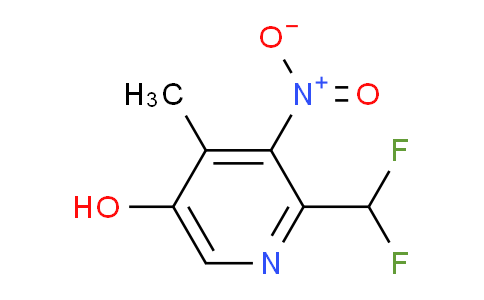 2-(Difluoromethyl)-5-hydroxy-4-methyl-3-nitropyridine