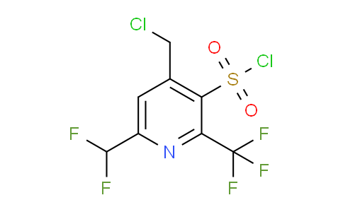 AM39157 | 1361823-72-4 | 4-(Chloromethyl)-6-(difluoromethyl)-2-(trifluoromethyl)pyridine-3-sulfonyl chloride