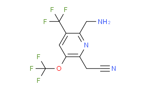 AM39166 | 1806164-14-6 | 2-(Aminomethyl)-5-(trifluoromethoxy)-3-(trifluoromethyl)pyridine-6-acetonitrile