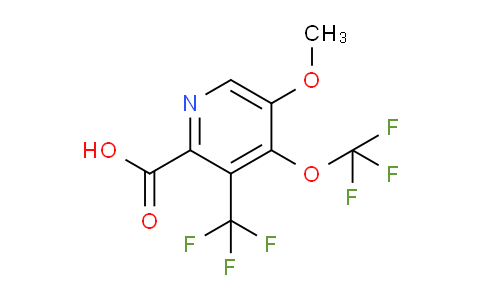 5-Methoxy-4-(trifluoromethoxy)-3-(trifluoromethyl)pyridine-2-carboxylic acid