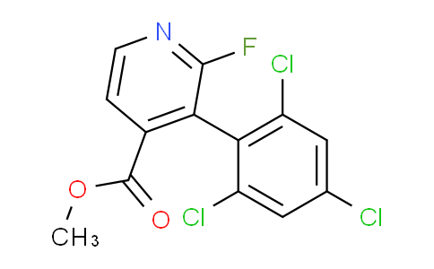 Methyl 2-fluoro-3-(2,4,6-trichlorophenyl)isonicotinate