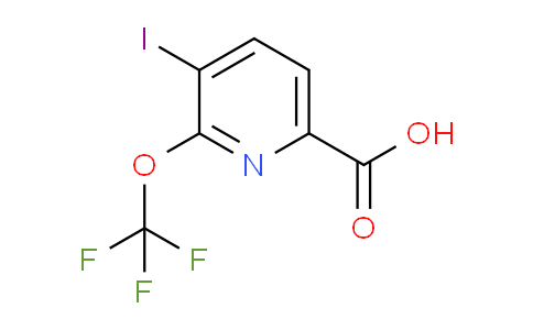 3-Iodo-2-(trifluoromethoxy)pyridine-6-carboxylic acid