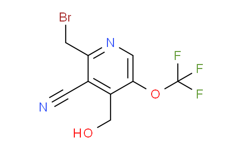 2-(Bromomethyl)-3-cyano-5-(trifluoromethoxy)pyridine-4-methanol
