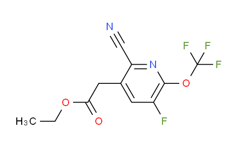 AM39240 | 1806213-79-5 | Ethyl 2-cyano-5-fluoro-6-(trifluoromethoxy)pyridine-3-acetate
