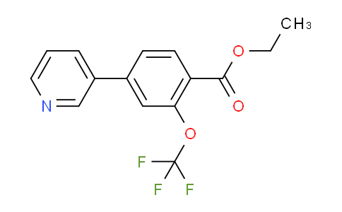 AM39242 | 1214345-54-6 | Ethyl 4-(pyridin-3-yl)-2-(trifluoromethoxy)benzoate