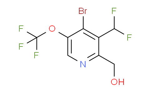 AM39252 | 1806076-69-6 | 4-Bromo-3-(difluoromethyl)-5-(trifluoromethoxy)pyridine-2-methanol