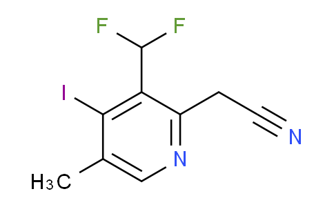 AM39254 | 1805543-49-0 | 3-(Difluoromethyl)-4-iodo-5-methylpyridine-2-acetonitrile