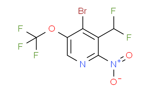 AM39266 | 1803637-06-0 | 4-Bromo-3-(difluoromethyl)-2-nitro-5-(trifluoromethoxy)pyridine