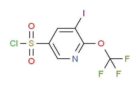 3-Iodo-2-(trifluoromethoxy)pyridine-5-sulfonyl chloride