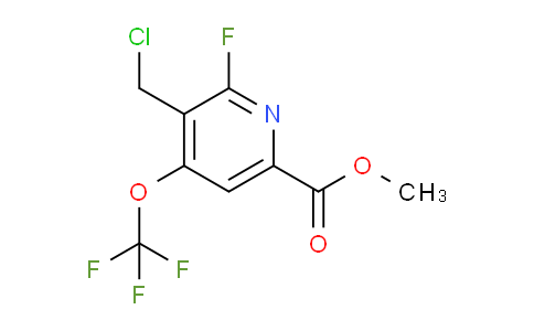 Methyl 3-(chloromethyl)-2-fluoro-4-(trifluoromethoxy)pyridine-6-carboxylate