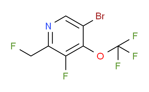 5-Bromo-3-fluoro-2-(fluoromethyl)-4-(trifluoromethoxy)pyridine