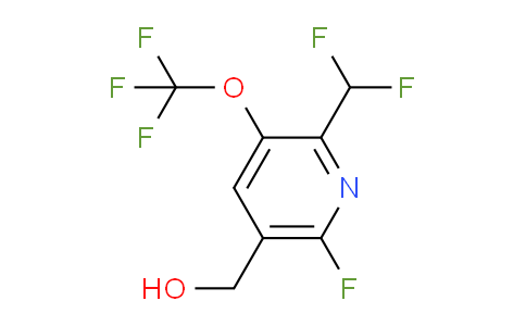 2-(Difluoromethyl)-6-fluoro-3-(trifluoromethoxy)pyridine-5-methanol