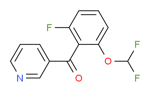 3-(2-Fluoro-6-(difluoromethoxy)benzoyl)pyridine