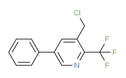 3-Chloromethyl-5-phenyl-2-(trifluoromethyl)pyridine