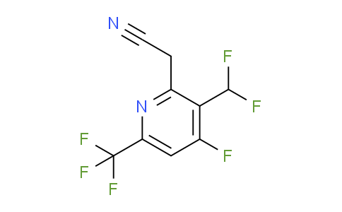 AM39319 | 1805615-54-6 | 3-(Difluoromethyl)-4-fluoro-6-(trifluoromethyl)pyridine-2-acetonitrile