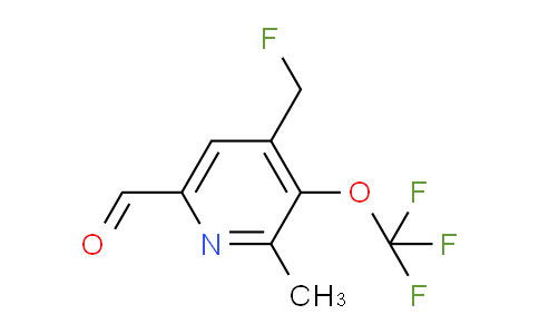 4-(Fluoromethyl)-2-methyl-3-(trifluoromethoxy)pyridine-6-carboxaldehyde