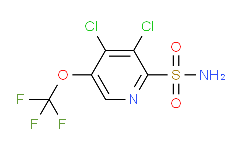 3,4-Dichloro-5-(trifluoromethoxy)pyridine-2-sulfonamide