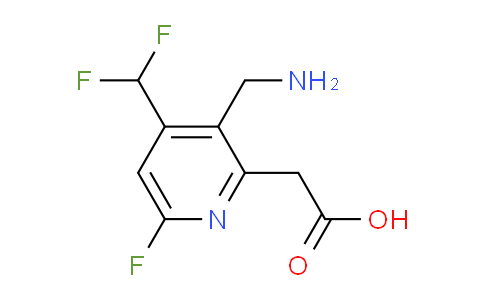 AM39333 | 1805598-20-2 | 3-(Aminomethyl)-4-(difluoromethyl)-6-fluoropyridine-2-acetic acid