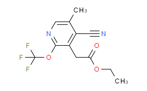 AM39338 | 1804820-58-3 | Ethyl 4-cyano-5-methyl-2-(trifluoromethoxy)pyridine-3-acetate