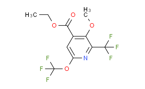 AM39340 | 1806753-23-0 | Ethyl 3-methoxy-6-(trifluoromethoxy)-2-(trifluoromethyl)pyridine-4-carboxylate