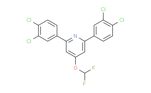 2,6-Bis(3,4-dichlorophenyl)-4-(difluoromethoxy)pyridine