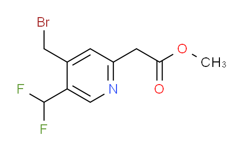 Methyl 4-(bromomethyl)-5-(difluoromethyl)pyridine-2-acetate