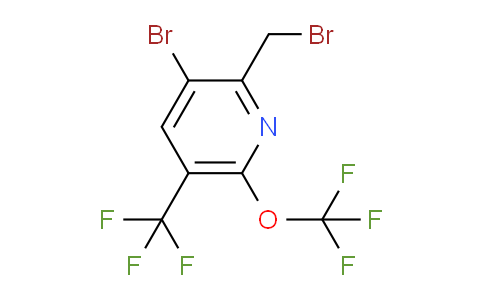 3-Bromo-2-(bromomethyl)-6-(trifluoromethoxy)-5-(trifluoromethyl)pyridine