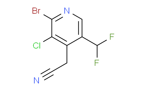 AM39354 | 1804655-98-8 | 2-Bromo-3-chloro-5-(difluoromethyl)pyridine-4-acetonitrile