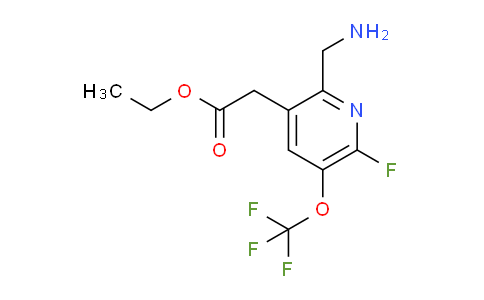 AM39355 | 1804745-92-3 | Ethyl 2-(aminomethyl)-6-fluoro-5-(trifluoromethoxy)pyridine-3-acetate