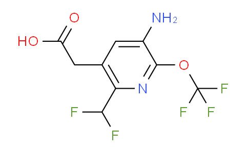AM39362 | 1804536-91-1 | 3-Amino-6-(difluoromethyl)-2-(trifluoromethoxy)pyridine-5-acetic acid
