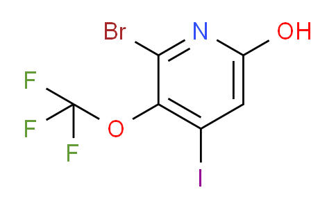2-Bromo-6-hydroxy-4-iodo-3-(trifluoromethoxy)pyridine