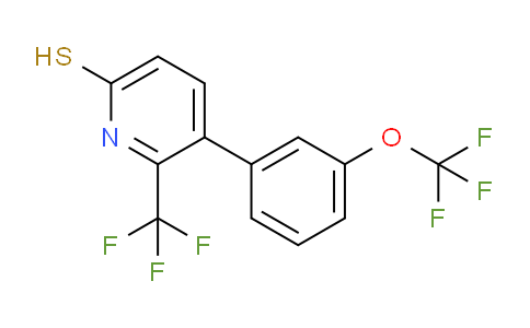 6-Mercapto-3-(3-(trifluoromethoxy)phenyl)-2-(trifluoromethyl)pyridine