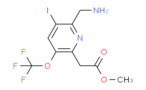 AM39384 | 1804734-59-5 | Methyl 2-(aminomethyl)-3-iodo-5-(trifluoromethoxy)pyridine-6-acetate