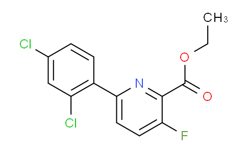 AM39393 | 1361817-33-5 | Ethyl 6-(2,4-dichlorophenyl)-3-fluoropicolinate