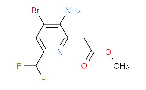 AM39403 | 1806836-98-5 | Methyl 3-amino-4-bromo-6-(difluoromethyl)pyridine-2-acetate