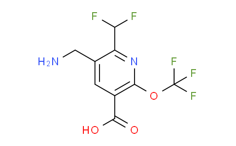 3-(Aminomethyl)-2-(difluoromethyl)-6-(trifluoromethoxy)pyridine-5-carboxylic acid