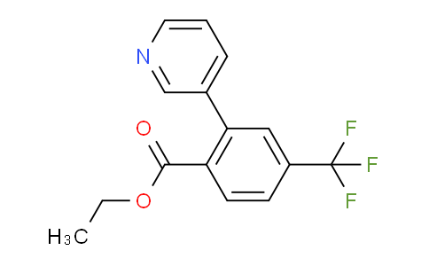 Ethyl 2-(pyridin-3-yl)-4-(trifluoromethyl)benzoate