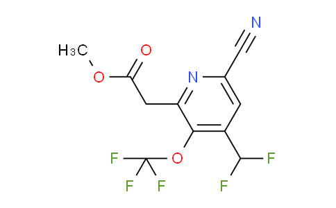 AM39427 | 1805927-22-3 | Methyl 6-cyano-4-(difluoromethyl)-3-(trifluoromethoxy)pyridine-2-acetate