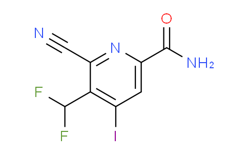 AM39452 | 1806953-11-6 | 2-Cyano-3-(difluoromethyl)-4-iodopyridine-6-carboxamide