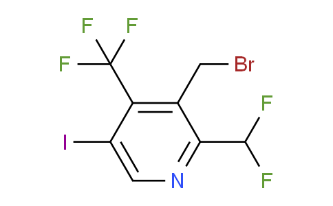 3-(Bromomethyl)-2-(difluoromethyl)-5-iodo-4-(trifluoromethyl)pyridine
