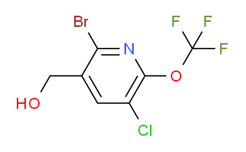 2-Bromo-5-chloro-6-(trifluoromethoxy)pyridine-3-methanol