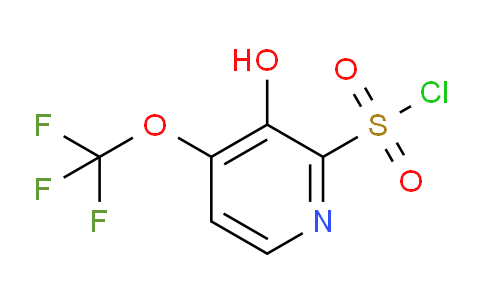 3-Hydroxy-4-(trifluoromethoxy)pyridine-2-sulfonyl chloride